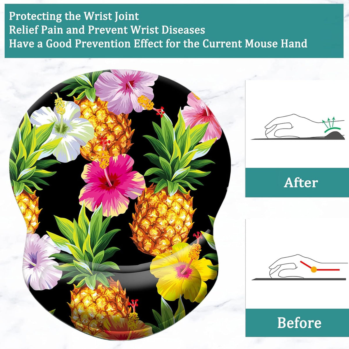 Purilite Select Ergonomic Mouse Pad - PuriLite