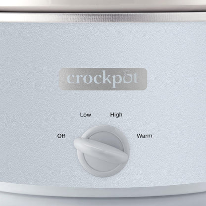 Crock-Pot® Manual Design Series 4.5 Quart Slow Cooker, Macaroon Blue - PuriLite
