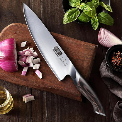 HOSHANHO 16-Piece Knife Set, Japanese High Carbon Stainless Steel Kitchen Knife Set, Ultra Sharp Chef Knife Block Set with Sharpener - PuriLite
