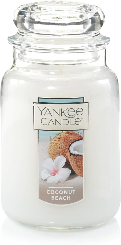 Yankee Candle Scented Candle, Sage & Citrus, Original Large Jar Candle, 110-150 Hours of Burn Time, 22 oz. - PuriLite