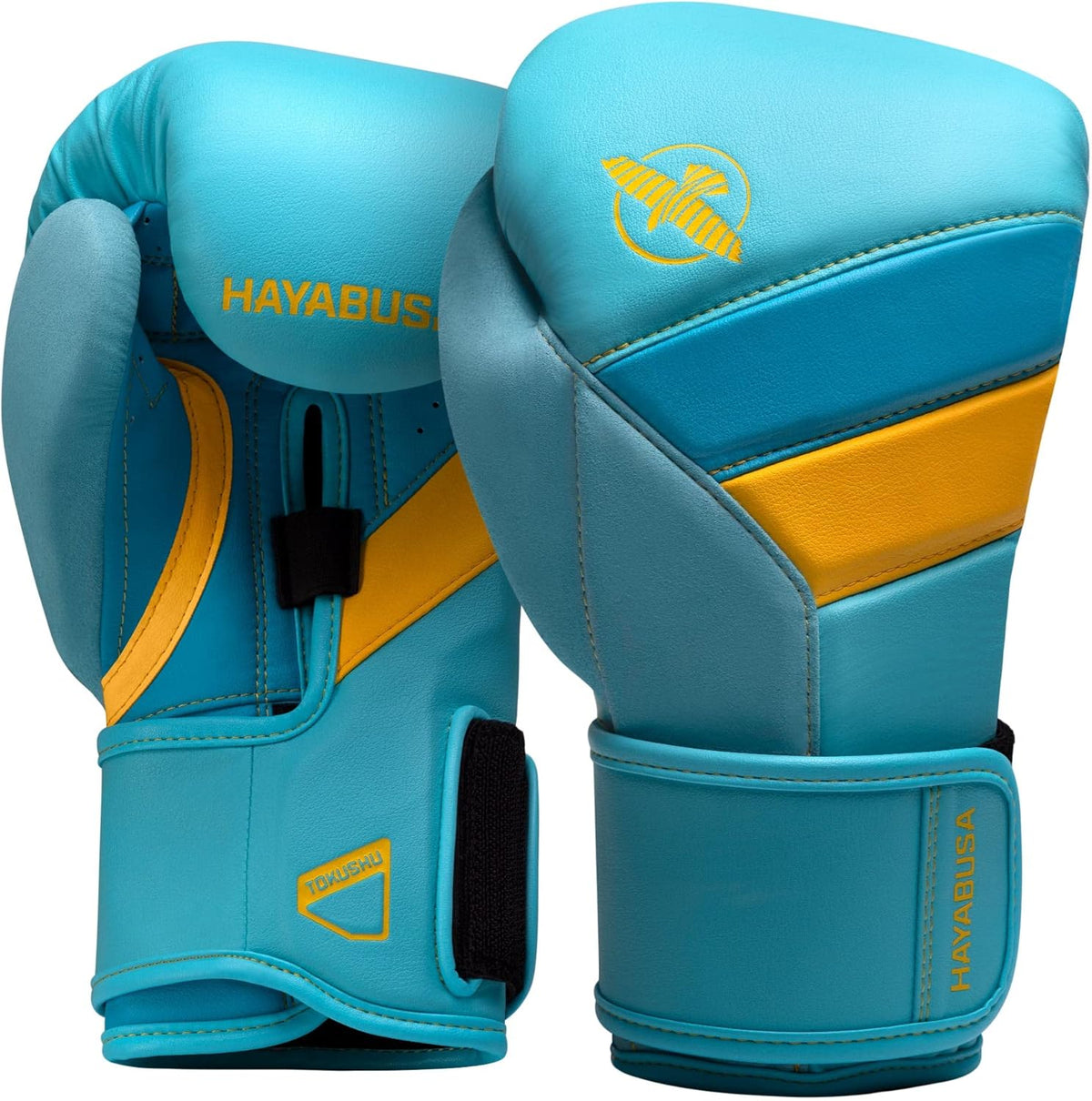 Hayabusa T3 Boxing Gloves for Men and Women Wrist and Knuckle Protection, Dual-X Hook and Loop Closure, Splinted Wrist Support, 5 Layer Foam Knuckle Padding - PuriLite