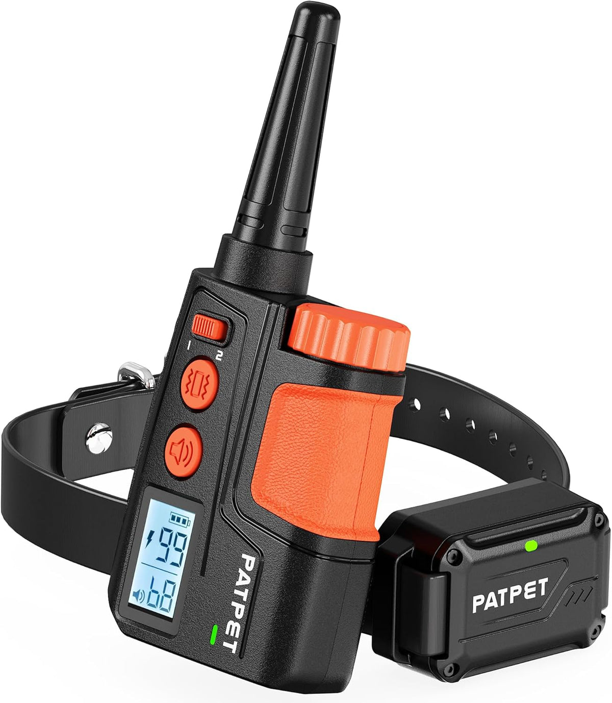 PATPET Dog Shock Collar with Remote, 4000 Ft 145 Levels Training Collar for Dogs Waterproof Rechargeable Electric Dog Collar for Small Medium Large Dogs(15-120 lbs) - PuriLite