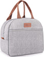 Lunch Bag for Women & Men Adult Insulated Lunch Box, Small Leakproof Cooler Food Lunch Containers Reusable High Capacity Lunch Tote Bags for Work, Travel, Outdoor - PuriLite
