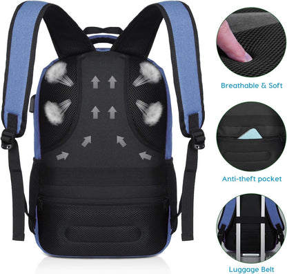 Backpack for Teen Girls,Boys School Backpack for Women with USB,College Backpack,Big Flower - PuriLite