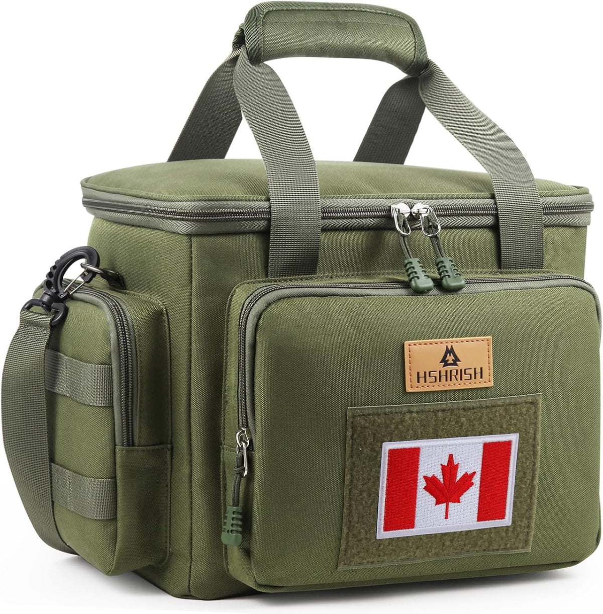 HSHRISH Tactical Large Lunch Bag for Men,Leakproof Insulated Lunch Box, Durable Soft Cooler Bag with Shoulder Strap Lunch Pail for Work Shifts Outdoor - PuriLite