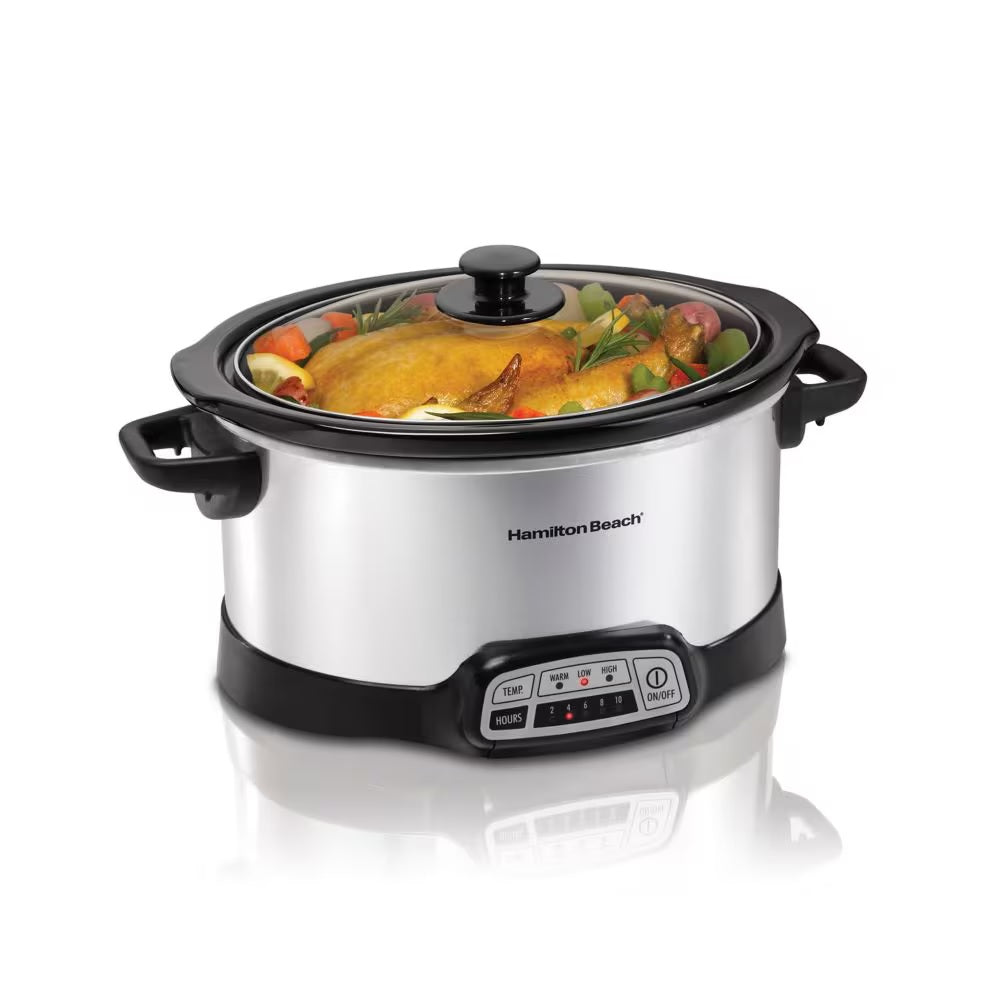 Hamilton Beach Programmable 6 Quart Slow Cooker 33463 - PuriLite