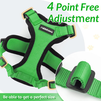 rabbitgoo Cat Harness and Leash for Walking, Escape Proof Soft Adjustable Vest Harnesses for Small Medium Cats, Easy Control Breathable Reflective Strips Jacket, XS, Black - PuriLite