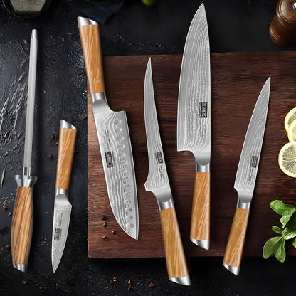 HOSHANHO Damascus Fillet Knife 7 Inch, Professional VG-10 Super Steel Boning Knife, Ultra Sharp Fish Knife with Ergonomic Handle - PuriLite