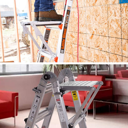Ladder Platform Accessory, Heavy Duty Ladder Work Stand System Accessories Holds 400 Pound