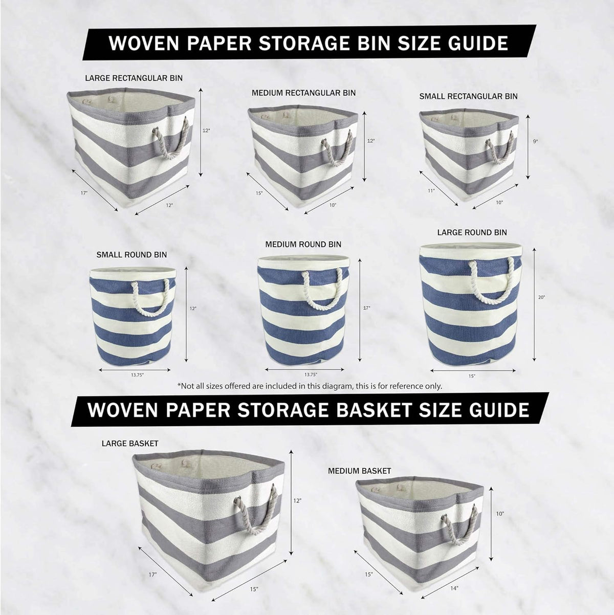 DII Storage Basket or Bin, Collapsible & Convenient Storage Solution for Office, Bedroom, Closet, Toys, Laundry (Large) - Pink Rugby Stripe - PuriLite