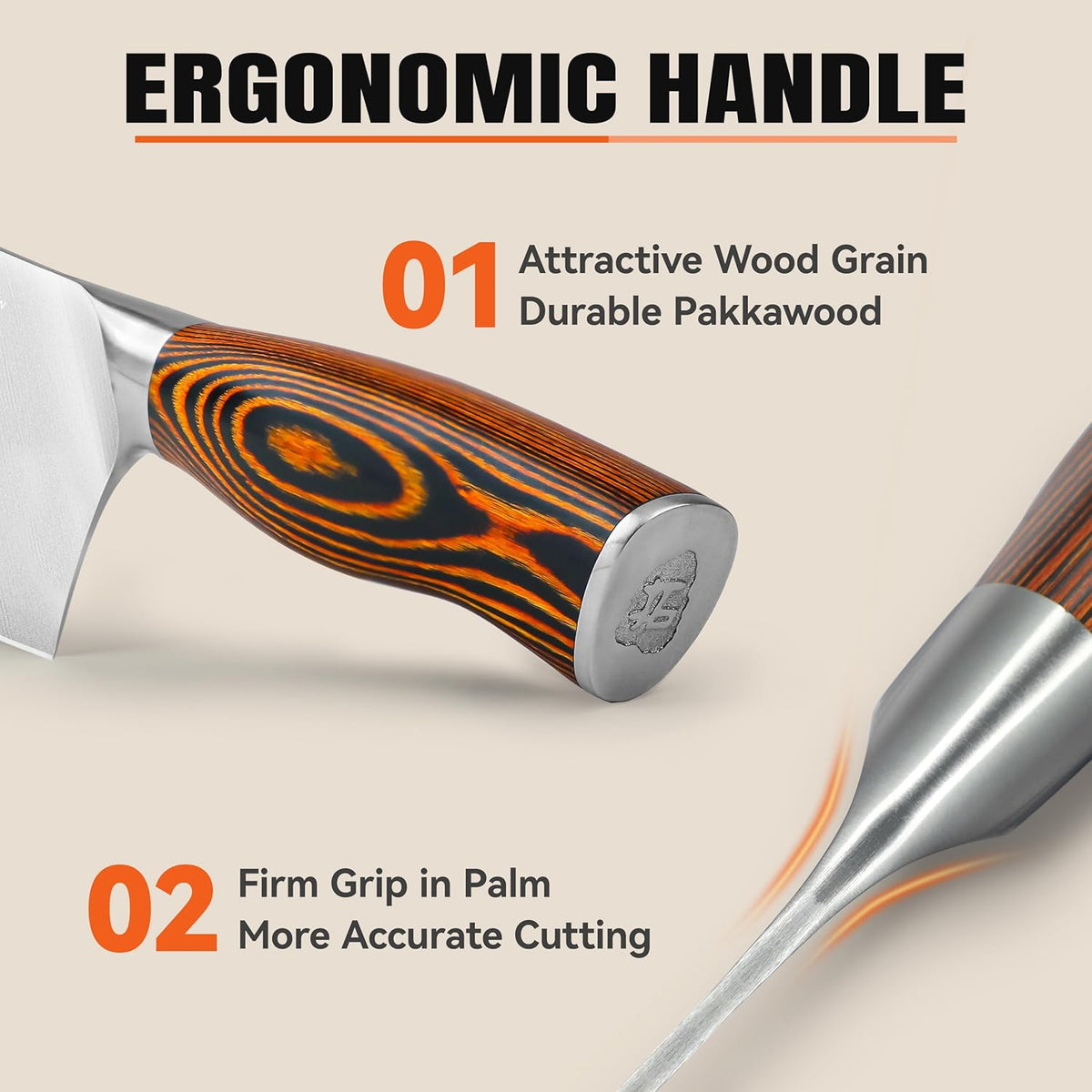 TUO Boning Knife - Razor Sharp Fillet Knife - High Carbon German Stainless Steel Kitchen Cutlery - Pakkawood Handle - Luxurious Gift Box Included - 7 inch - Fiery Phoenix Series - PuriLite
