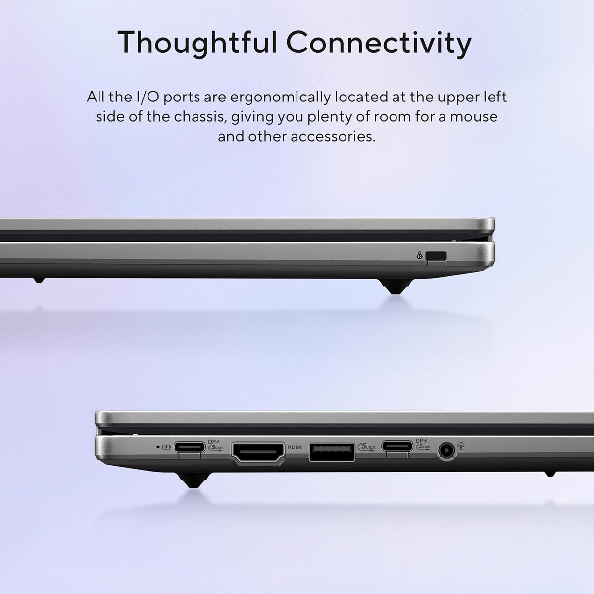ASUS Chromebook Plus CX15, 15.6” 16:9 FHD (1920 x 1080) Anti-Glare Display, Intel® Core™ 3-N355 Processor, 128GB Storage, 8GB RAM, ChromeOS, Rock Grey, CX1505CTA-AS31-CB - PuriLite