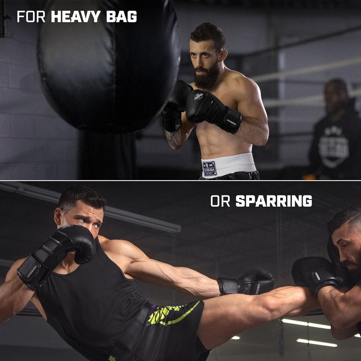 Hayabusa T3 Boxing Gloves for Men and Women Wrist and Knuckle Protection, Dual-X Hook and Loop Closure, Splinted Wrist Support, 5 Layer Foam Knuckle Padding - PuriLite