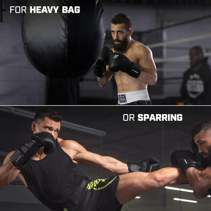 Hayabusa T3 Boxing Gloves for Men and Women Wrist and Knuckle Protection, Dual-X Hook and Loop Closure, Splinted Wrist Support, 5 Layer Foam Knuckle Padding - PuriLite