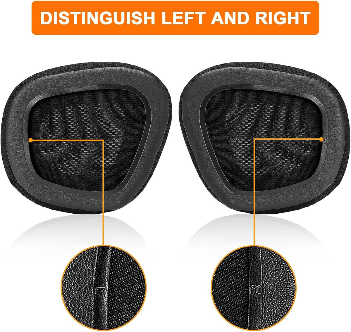 Replacement Ear Pads Cushions for Corsair Void/Void Pro/Pro RGB/RGB SE/Elite/Surround Wired & Wireless Gaming Headsets (Cooling-Gel & Noise Isolation Foam) - PuriLite