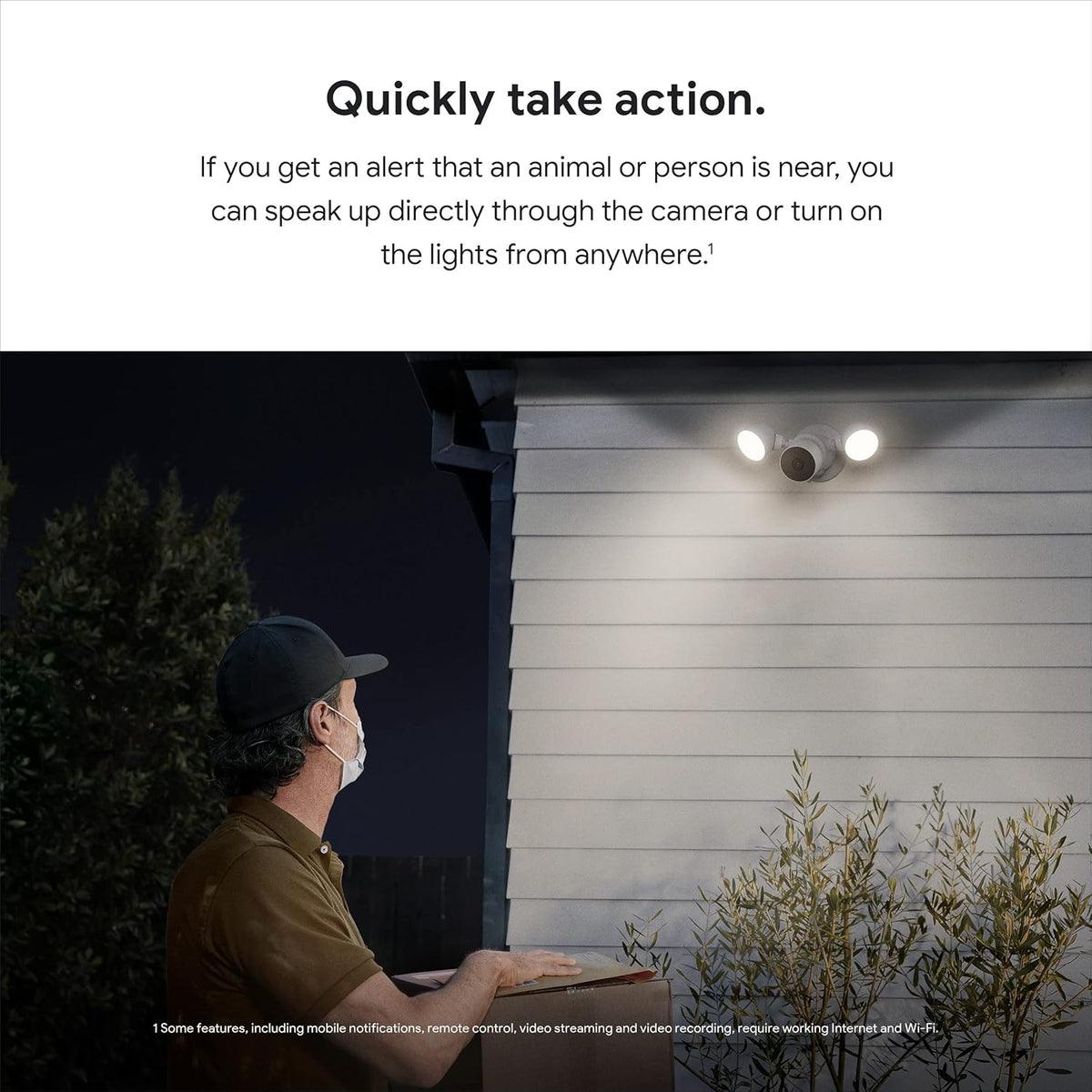 Google Nest Security Cam (Wired) - 2nd Generation - Snow - PuriLite