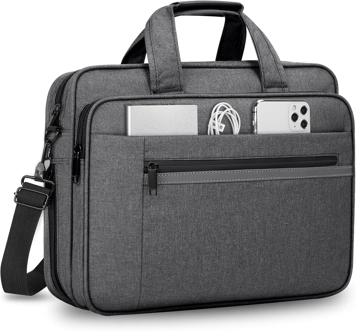 Purilite Select Expandable Laptop Messenger Bag - PuriLite