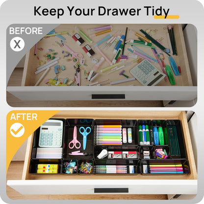 Purilite Select Clear Drawer Organizer Set - PuriLite
