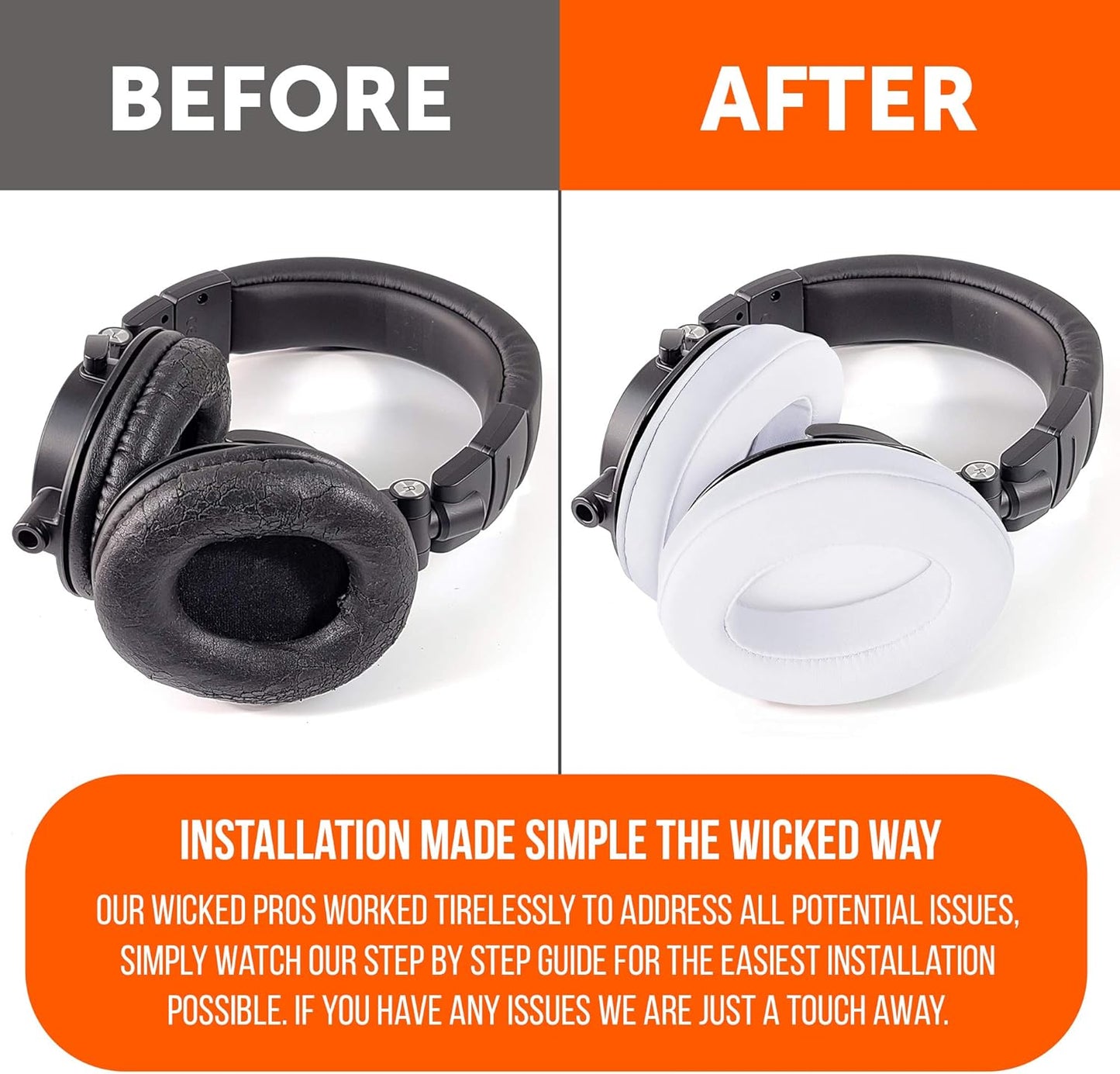 WC PadZ - The Ultimate Upgraded Earpads by Wicked Cushions - Compatible with Audio Technica, HyperX, SteelSeries Arctis & More - Extra Thick - Bigger Opening - Softer Memory Foam | (Speed Racer) - PuriLite