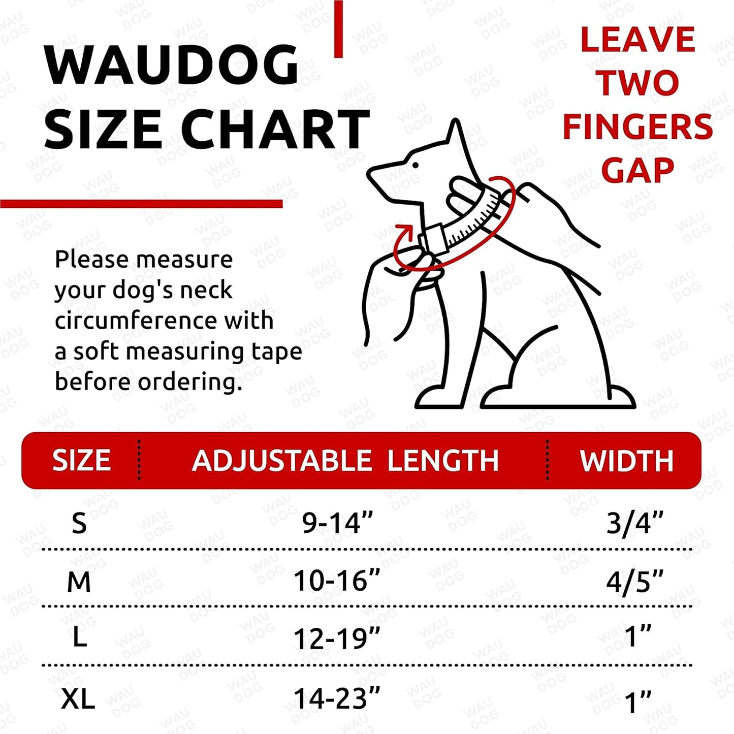 Waterproof Dog Collar - Adjustable Glow Dog Collar for Large Dogs, Small and Medium Dogs - Heavy Duty Dog Collars with Durable Metal Clasp and QR Dog Tag - Glow in The Dark Dog Collars - PuriLite
