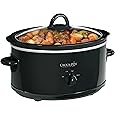 Crock-Pot 7-Quart Oval Manual Slow Cooker | Stainless Steel (SCV700-S-BR) - PuriLite