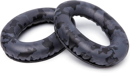 WC Wicked Cushions Upgraded Replacement Ear Pads for Bose QC35 & QC35ii (QuietComfort 35) Headphones & More - Softer Leather, Luxurious Memory Foam, Added Thickness, Extra Durability | Navy Tiger - PuriLite