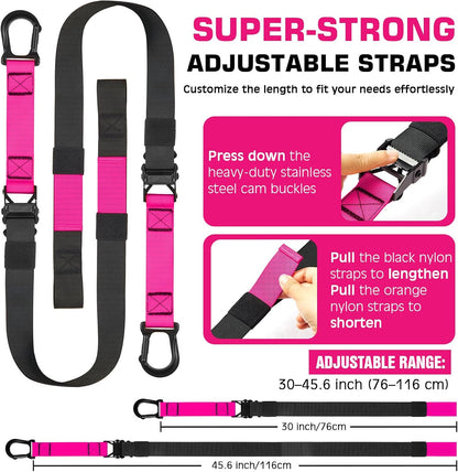 Fitense Suspension Training Kit, Suspension Trainer System for Full Body
