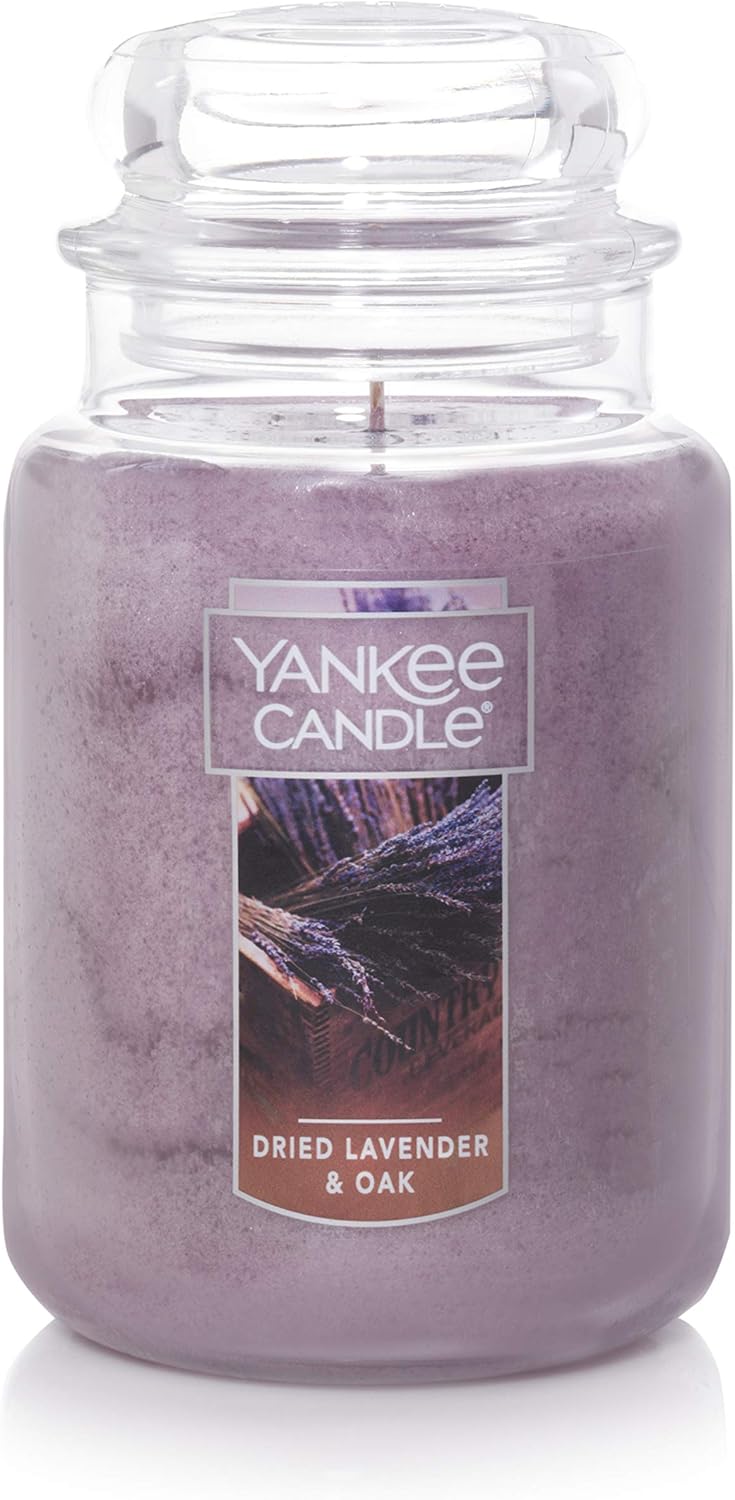 Yankee Candle Scented Candle, Sage & Citrus, Original Large Jar Candle, 110-150 Hours of Burn Time, 22 oz. - PuriLite