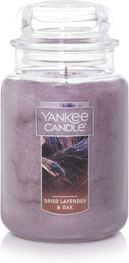 Yankee Candle Scented Candle, Sage & Citrus, Original Large Jar Candle, 110-150 Hours of Burn Time, 22 oz. - PuriLite