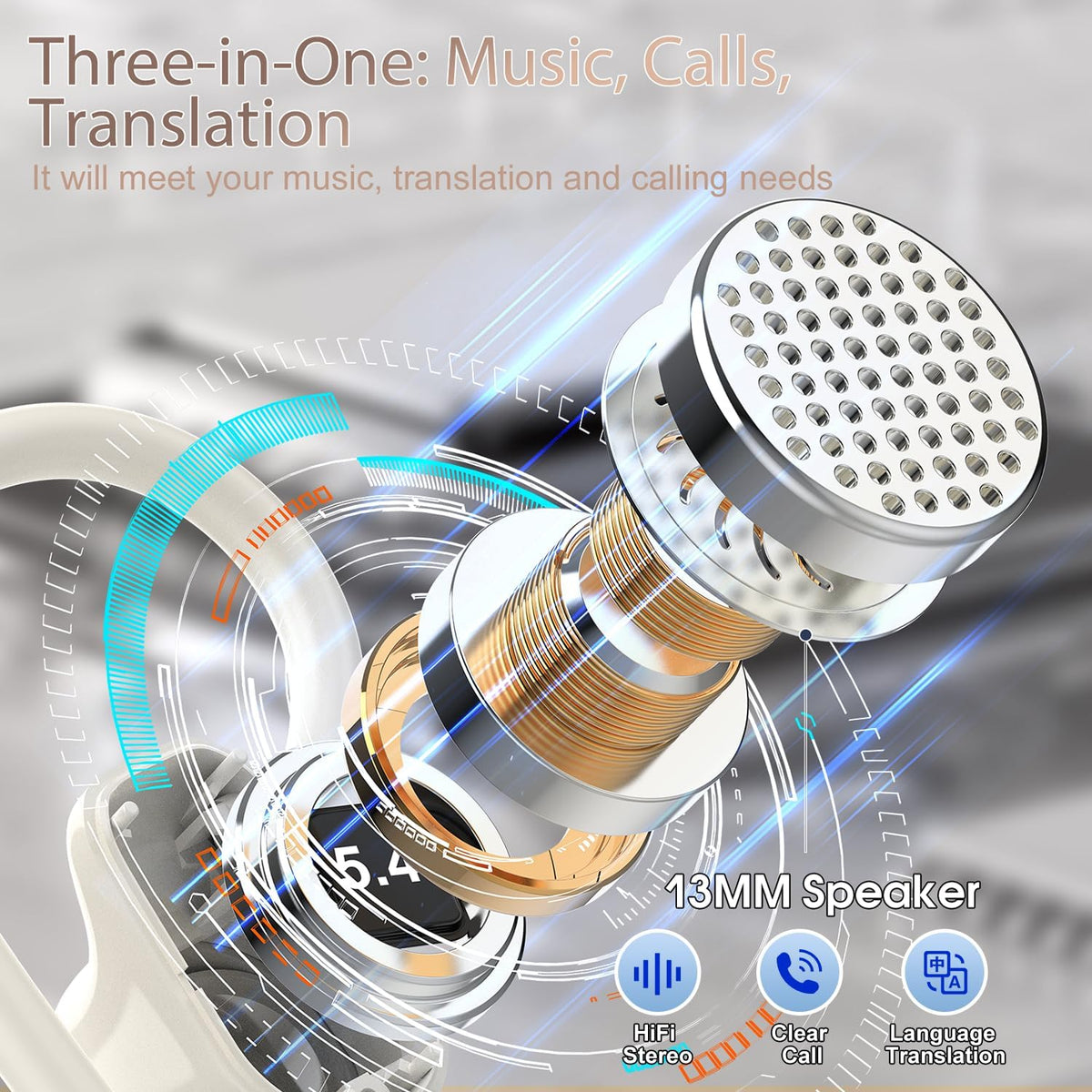 Purilite Select 3-in-1 AI Translator Earbuds – Speak, Connect, Understand the World - PuriLite