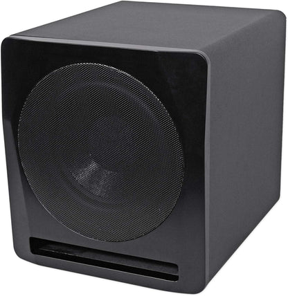 Rockville APM10B 10-Inch 400 Watt Powered/Active Studio Subwoofer Pro Reference Sub - PuriLite