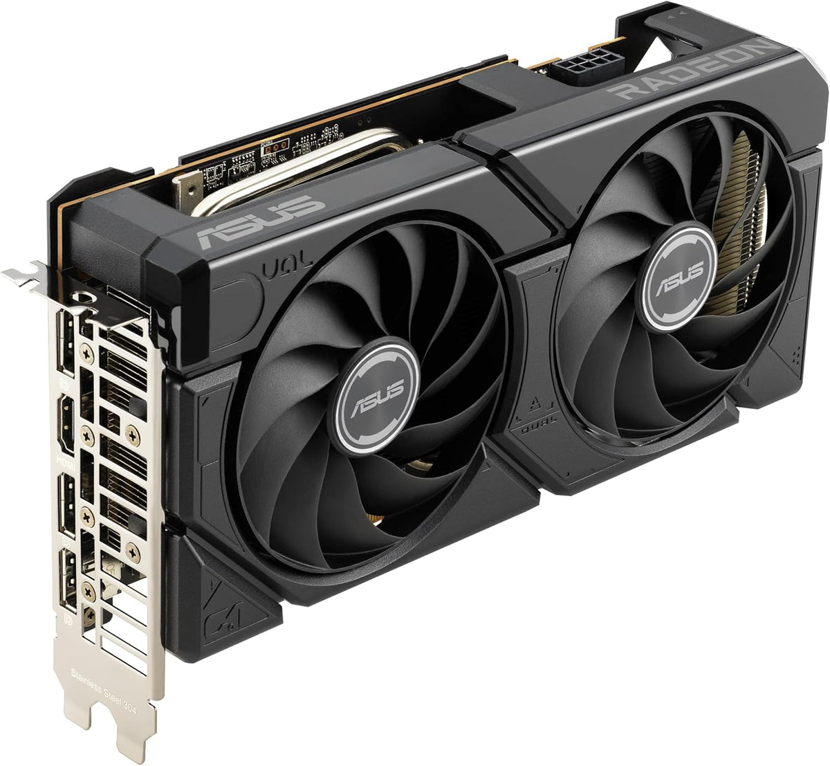 ASUS Prime Radeon™ RX 9060 XT 16GB GDDR6 OC Edition Graphics Card (PCIe 5.0, HDMI/DP 2.1, 2.5-Slot Design, axial-tech Fans, Dual Ball Fan Bearings, Dual BIOS, ASUS GPU Guard) - PuriLite