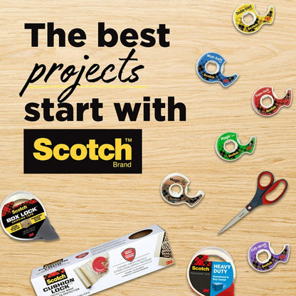 Scotch Tape Magic Tape, 19mm Wide x 25.4m, 8 Rolls - PuriLite