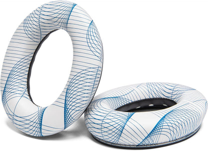WC Wicked Cushions Upgraded Replacement Ear Pads for Bose QC35 & QC35ii (QuietComfort 35) Headphones & More - Softer Leather, Luxurious Memory Foam, Added Thickness, Extra Durability | Navy Tiger - PuriLite