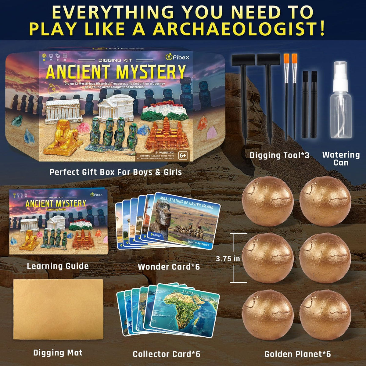 Purilite Select Ancient Wonders Dig Kit - PuriLite