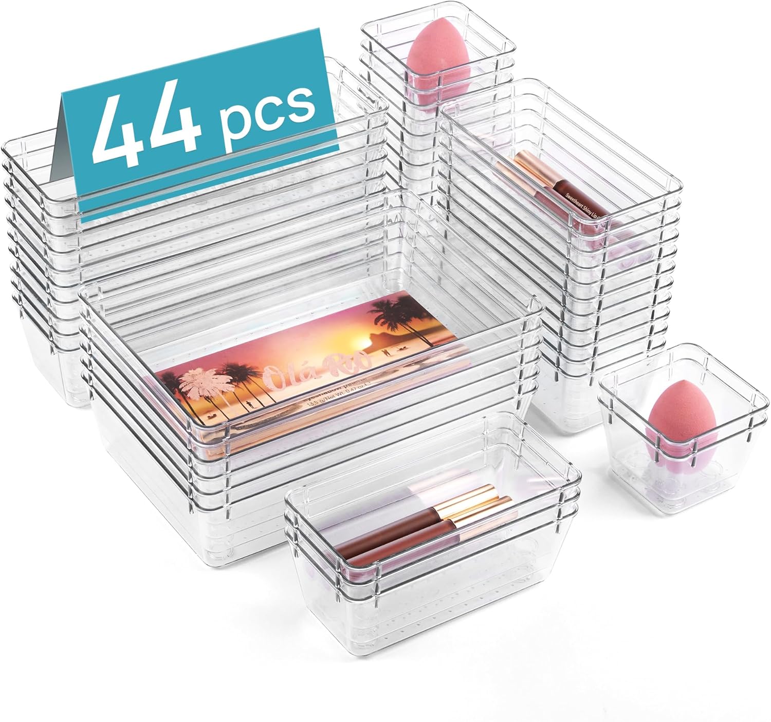 Purilite Select Clear Drawer Organizer Set - PuriLite