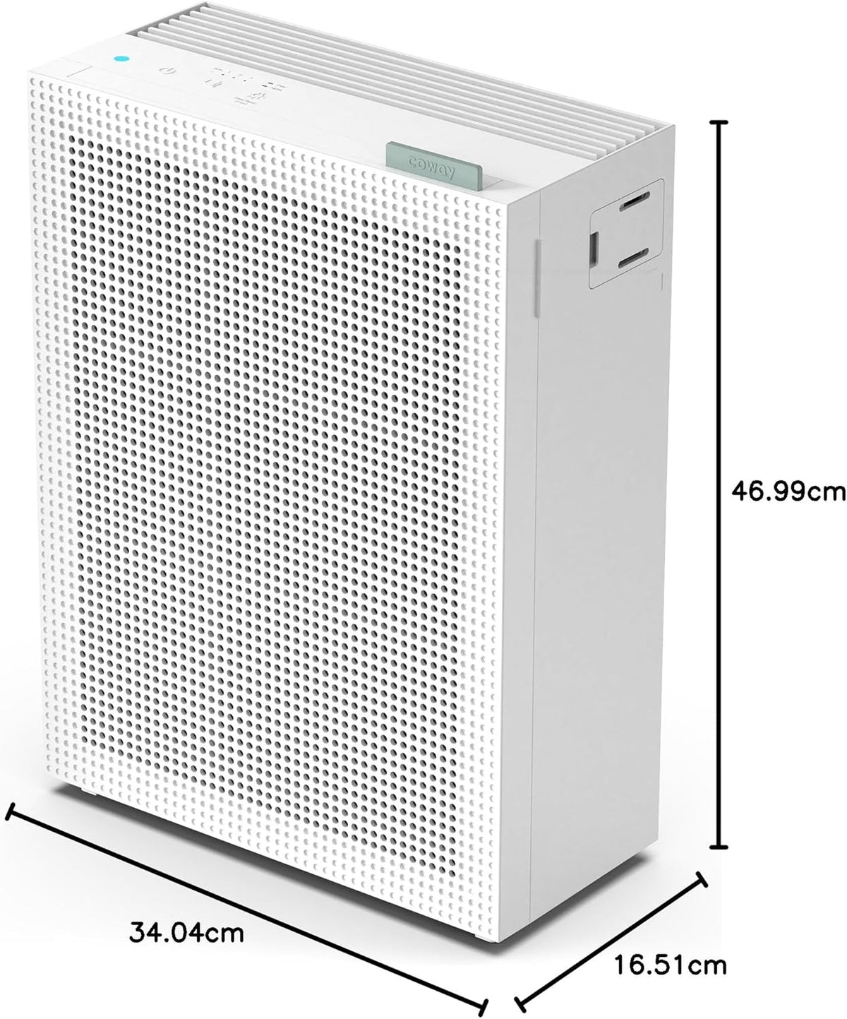 Coway Airmega 150 True HEPA Air Purifier with Air Quality Monitoring, Auto Mode, Filter Indicator, Dove White - PuriLite