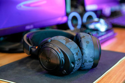 WC Upgraded Replacement Earpads for Steelseries Arctis Nova Pro Wireless Made by Wicked Cushions | Improved Durability, Thickness, Softer Leather, and Sound Isolation | 90's Black - PuriLite