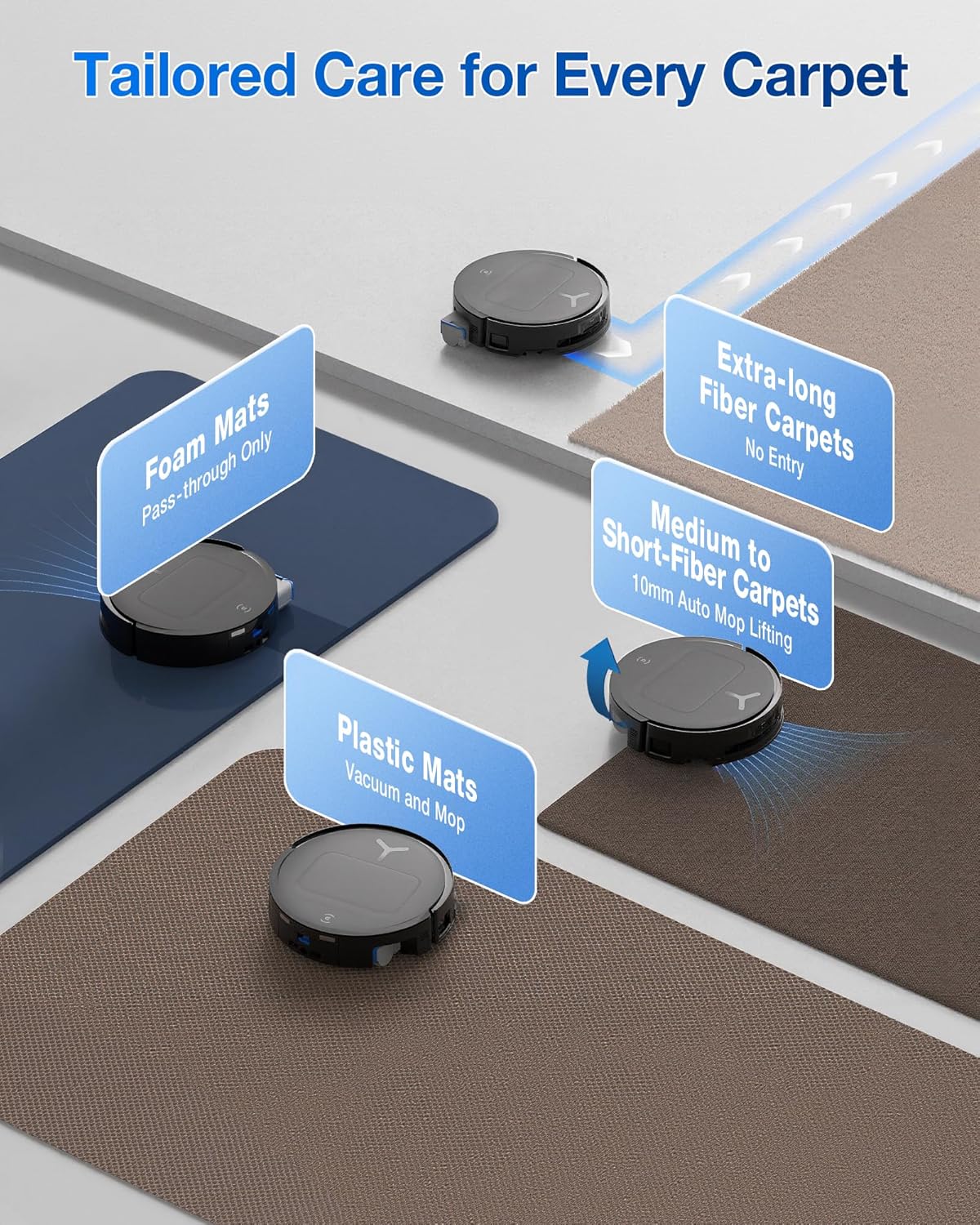 ECOVACS DEEBOT X9 PRO OMNI Robot Vacuum and Mop, BLAST™ 16,600Pa Suction, OZMO ROLLER Instant Self-Washing Mopping, ZeroTangle™ 3.0, Triple Lift System, AI Smart Navigation, Hands-Free OMNI Station - PuriLite