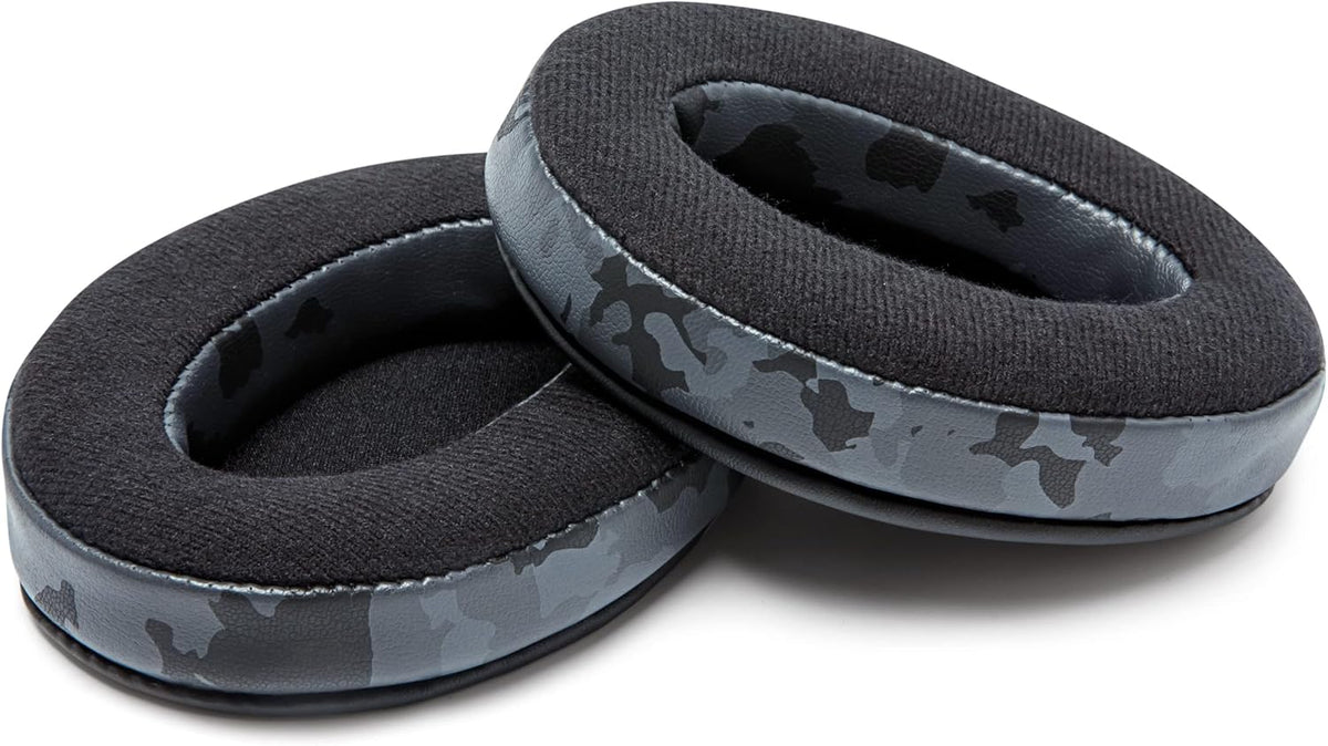 WC PadZ Velour - The Ultimate Upgraded Earpads by Wicked Cushions - Compatible with Audio Technica, HyperX, SteelSeries Arctis & More - Extra Thick - Bigger Opening - Softer Memory Foam | (Black) - PuriLite