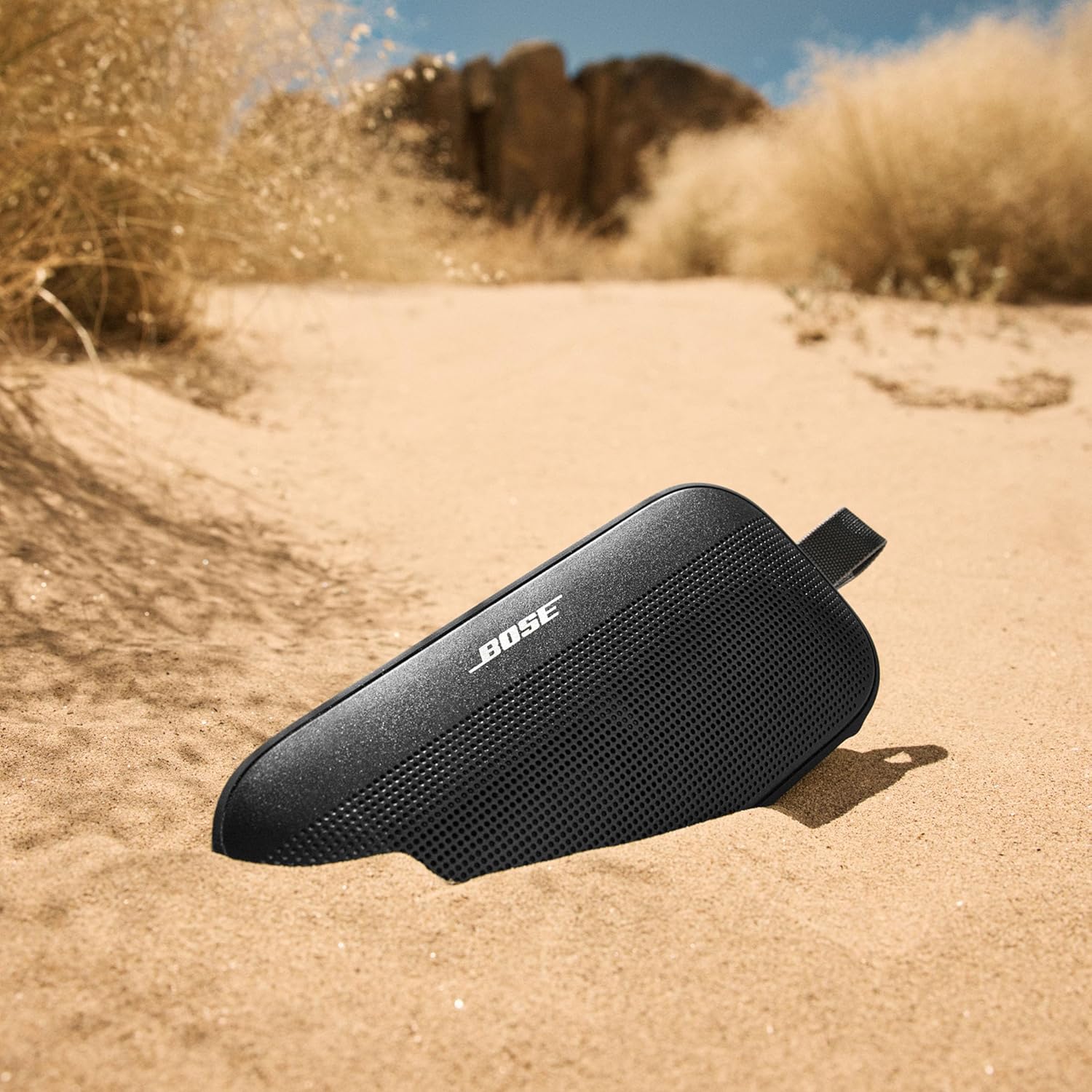 Bose SoundLink Flex Portable Bluetooth Speaker (2nd Gen), Portable Outdoor Speaker with Hi-Fi Audio, Up to 12 Hours Battery Life, Waterproof and Dustproof, Black - PuriLite