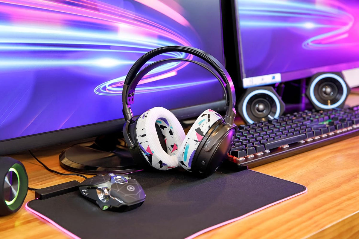 WC Freeze Maxwell - Cooling Gel Replacement Earpads for Audeze Maxwell Headphones by Wicked Cushions - Elevate Comfort, Durability, Thickness & Sound Isolation for Epic Gaming Sessions | Black - PuriLite