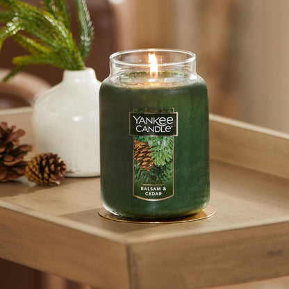 Yankee Candle Scented Candle, Sage & Citrus, Original Large Jar Candle, 110-150 Hours of Burn Time, 22 oz. - PuriLite