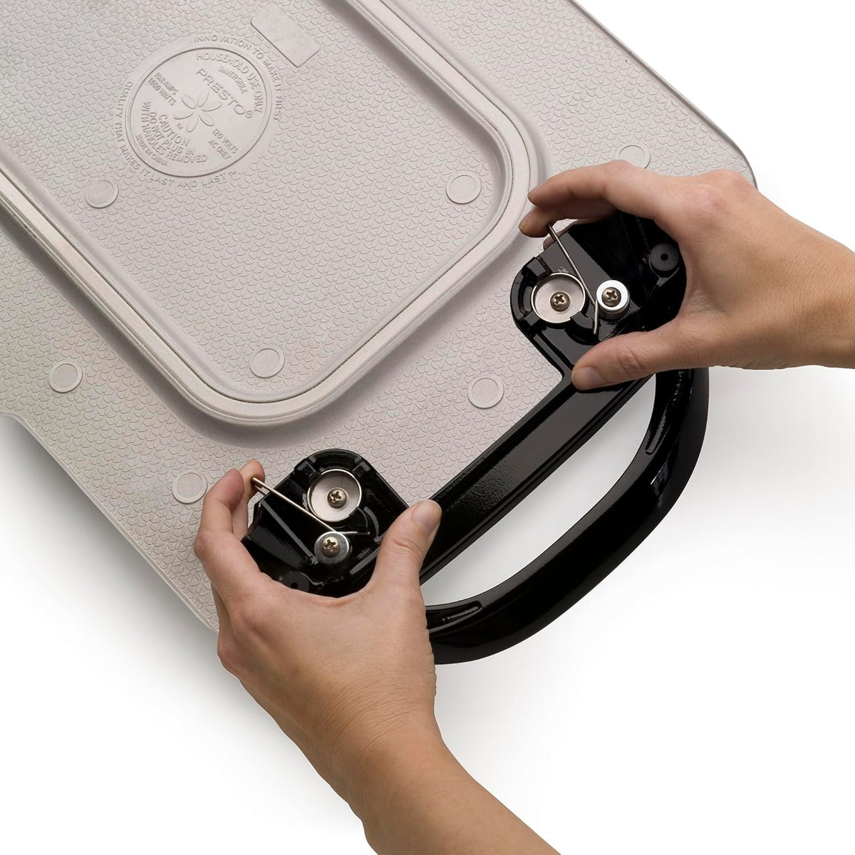 Presto 07061 22-Inch Electric Griddle with Removable Handles, Black - PuriLite