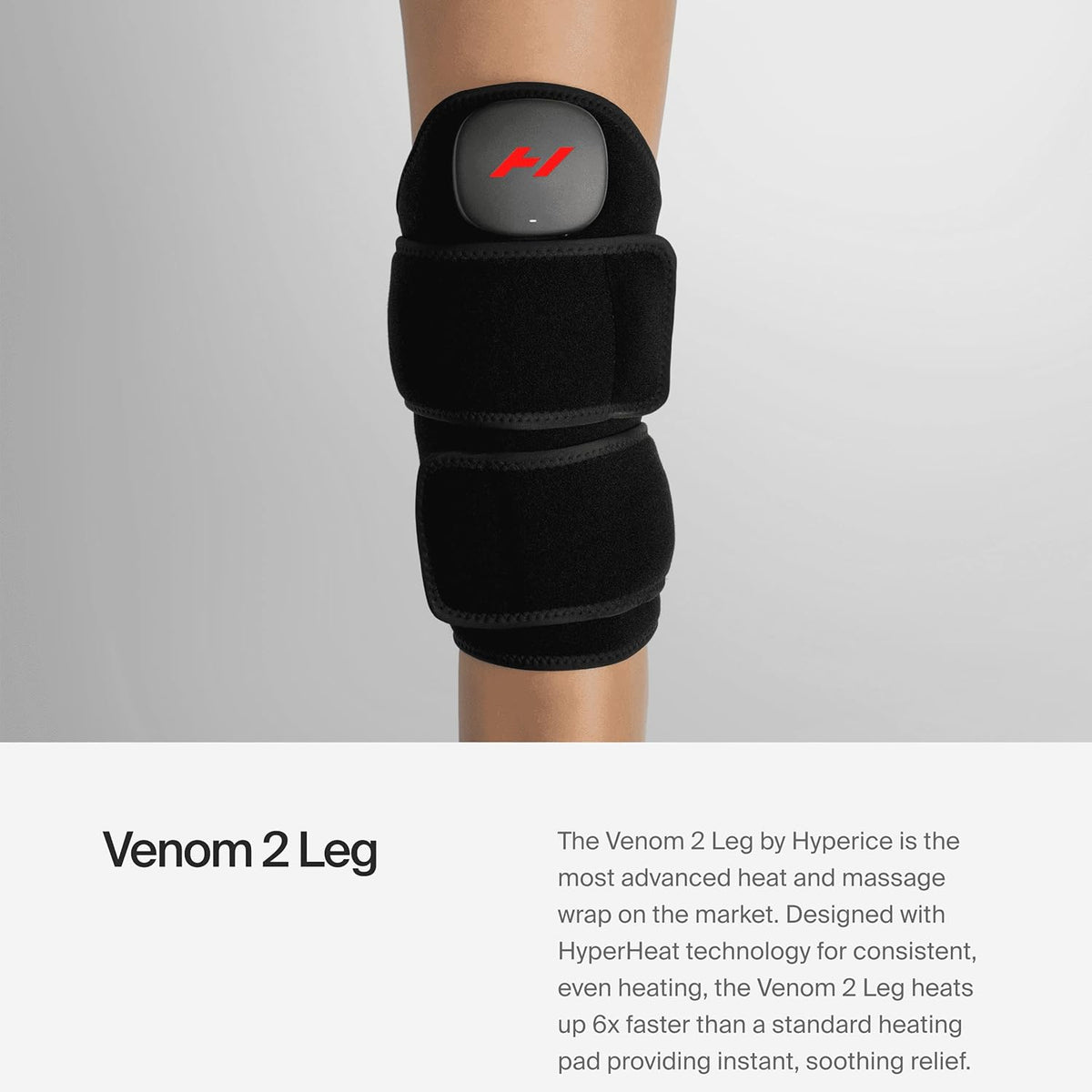Hyperice Venom 2 Back - Advanced Heat + Vibration Massage Wrap - PuriLite
