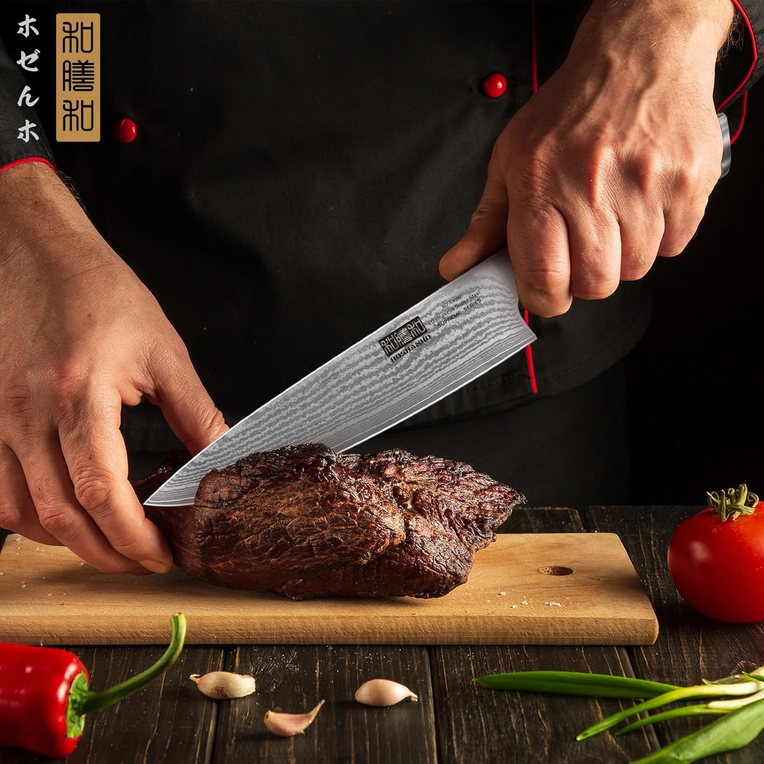 HOSHANHO Damascus Fillet Knife 7 Inch, Professional VG-10 Super Steel Boning Knife, Ultra Sharp Fish Knife with Ergonomic Handle - PuriLite
