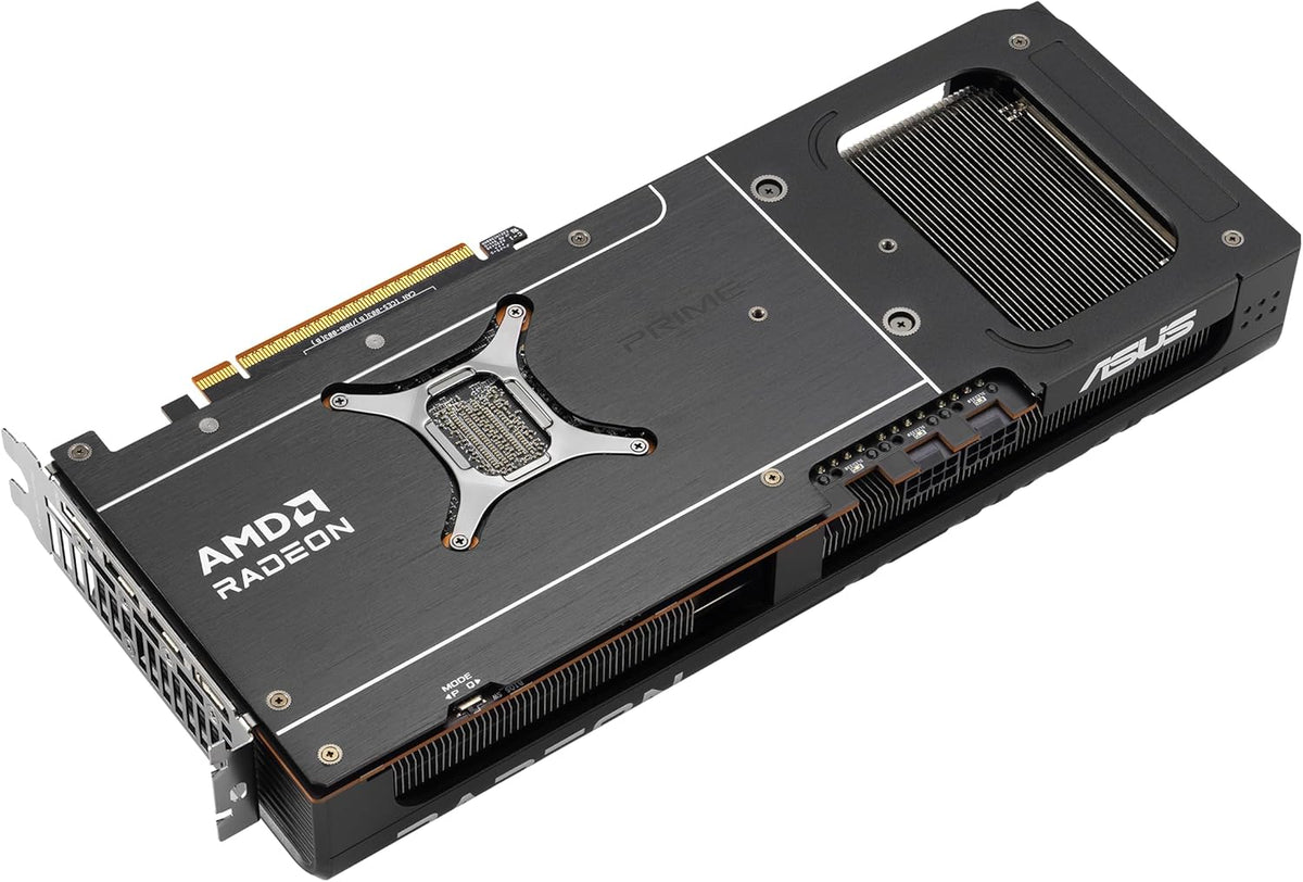 ASUS Prime Radeon™ RX 9060 XT 16GB GDDR6 OC Edition Graphics Card (PCIe 5.0, HDMI/DP 2.1, 2.5-Slot Design, axial-tech Fans, Dual Ball Fan Bearings, Dual BIOS, ASUS GPU Guard) - PuriLite