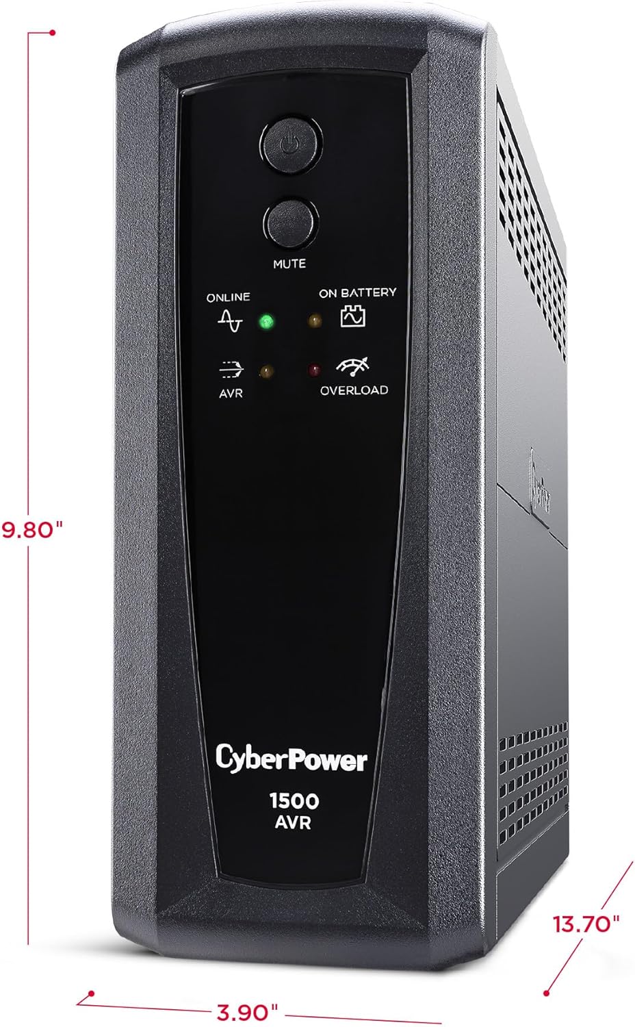 CyberPower CP685AVRG AVR UPS System, 685VA/390W, 8 Outlets, Compact - PuriLite