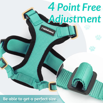 rabbitgoo Cat Harness and Leash for Walking, Escape Proof Soft Adjustable Vest Harnesses for Small Medium Cats, Easy Control Breathable Reflective Strips Jacket, XS, Black - PuriLite