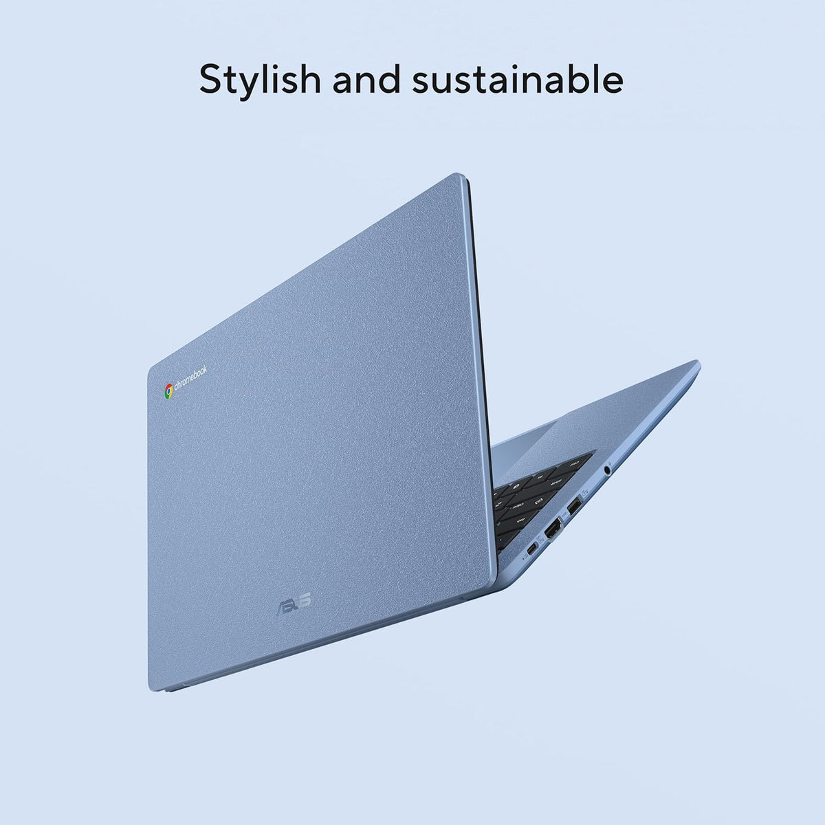 ASUS Chromebook CX14 Laptop, 14" Full HD NanoEdge Display, Intel Celeron N4500 Processor, 64GB eMMC, 4GB RAM, ChromeOS, Fabric Blue, CX1405CKA-AS01-CB - PuriLite